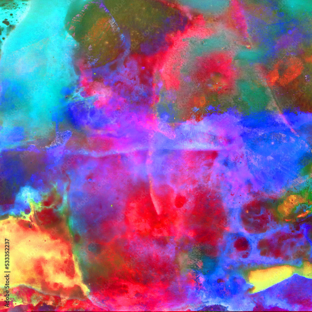 Colorful luxury abstract fluid art painting in alcohol ink technique. Tender and dreamy wallpaper. For posters, other printed materials.