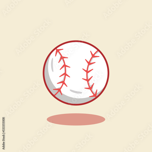 baseball game ball design vector illustration