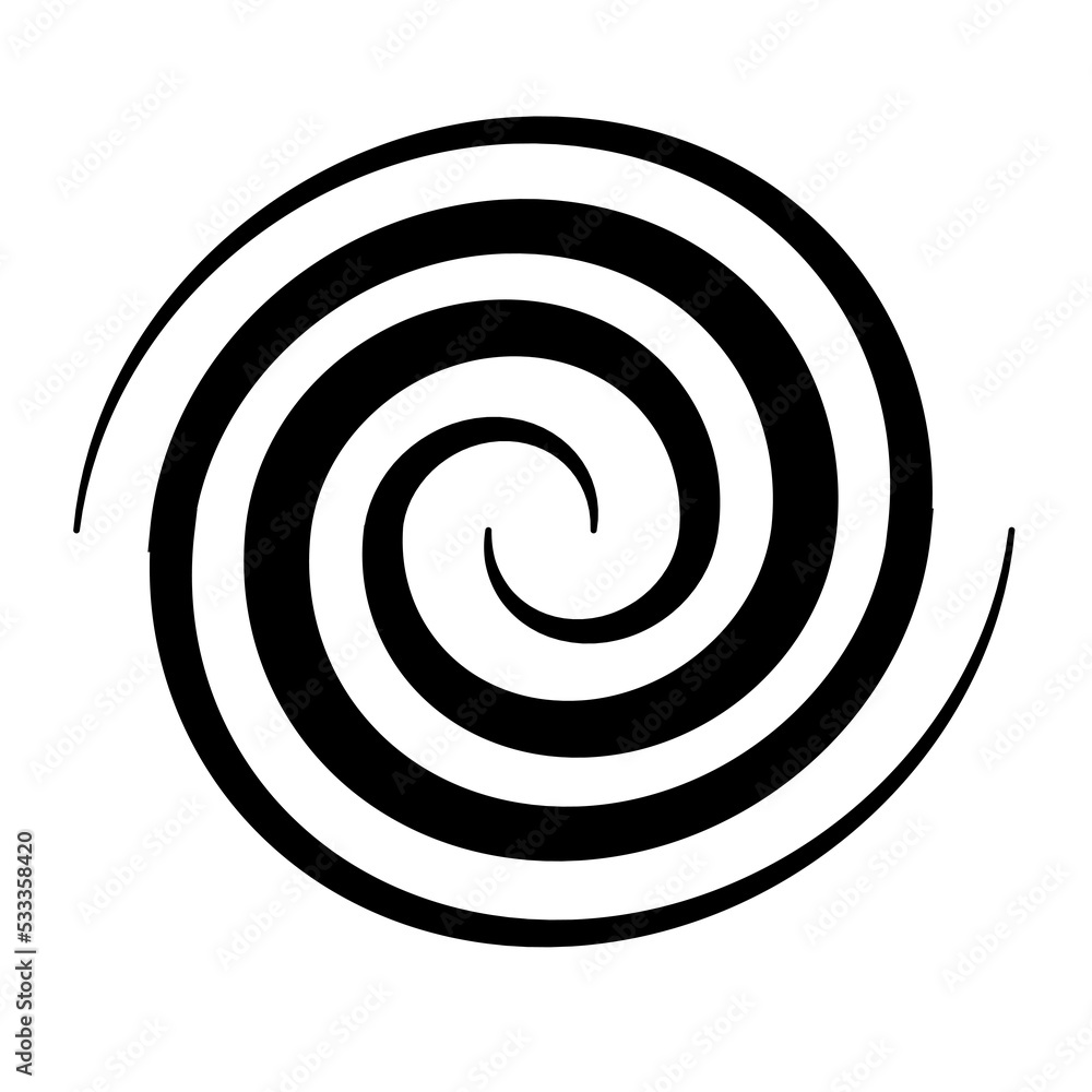 Fototapeta premium Swirl with transparent background. PNG with transparent background.