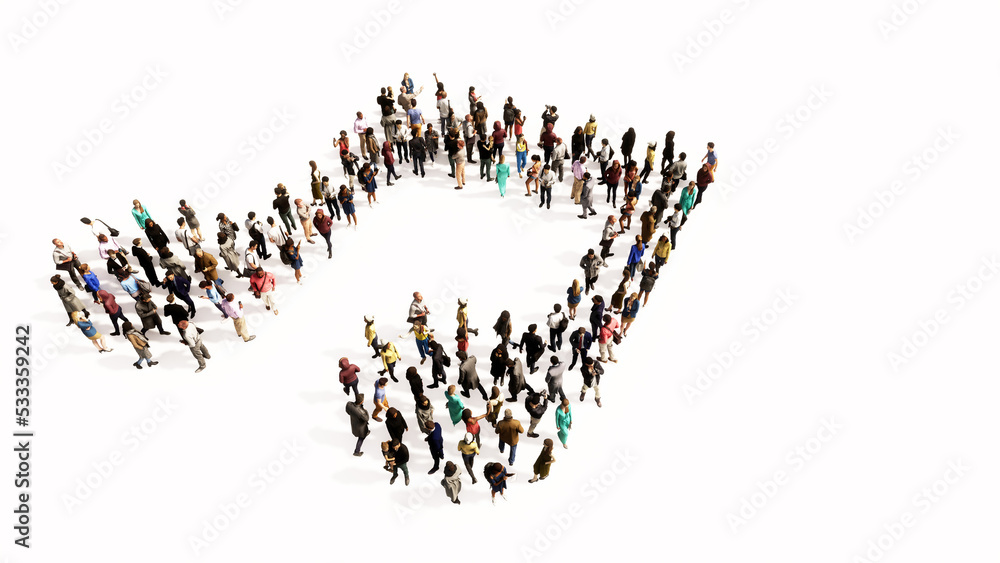 Concept conceptual large community of people forming themusic sign. 3d illustration metaphor for melody, tempo, multimedia, composition, harmony or classic sound Concept conceptual large community of people forming themusic sign. 3d illustration metaphor for melody, tempo, multimedia, composition, harmony or classic sound