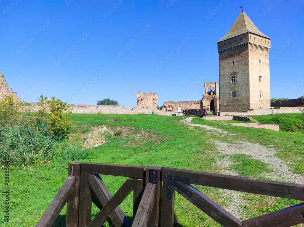 Bač Fortress Bač, Serbia. Stock Photo Adobe Stock