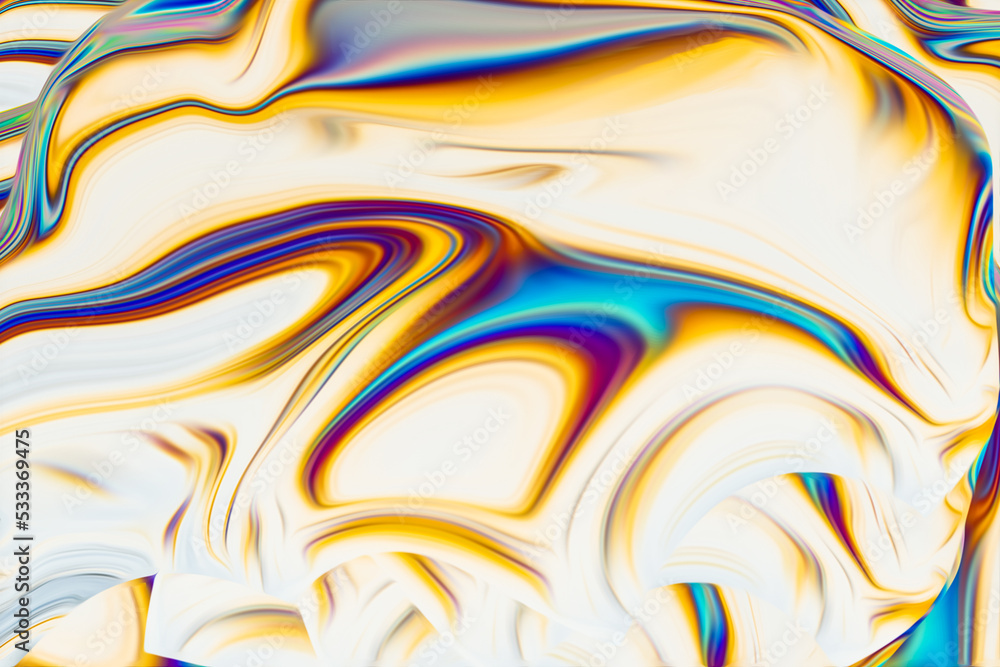 Obraz premium colorful, marble texture painting .rainbow psychedelic swirl trippy artwork abstract acrylic background