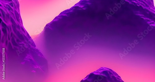 Abstract blue and purple dynamic background. Futuristic vivd neon swirl lines. Light effect. photo