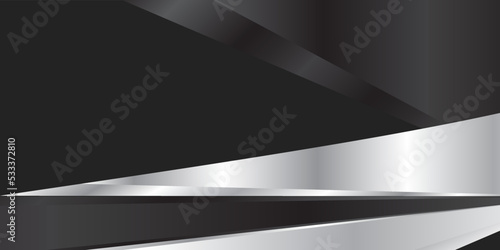 Abstract black silver background