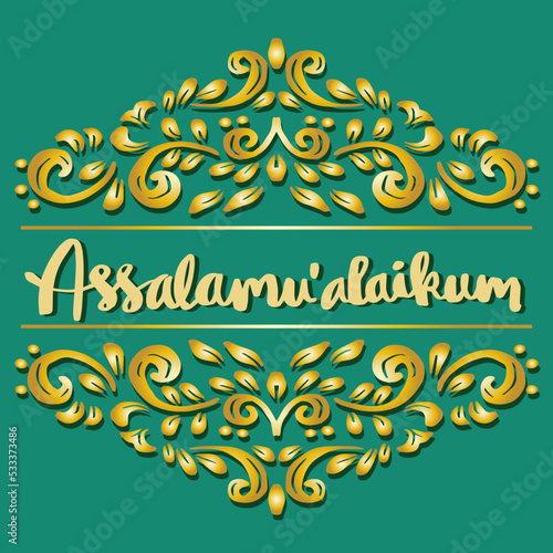 Assalamualaikum means greeting muslim in Arabic