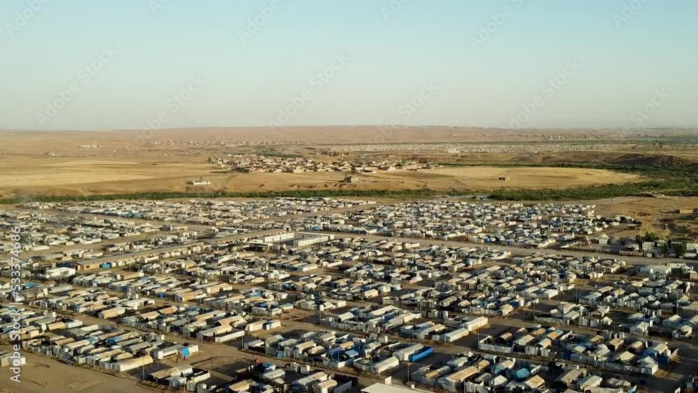 IDP camp Hassan Sham between Mosul and the Kurdistan Region, Iraq ...