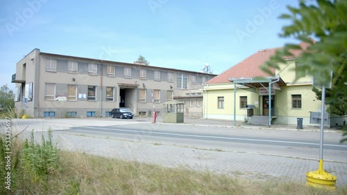 View Of The Old Soviet Border Post Between Schrattenberg And Valtice At Daytime - wide photo