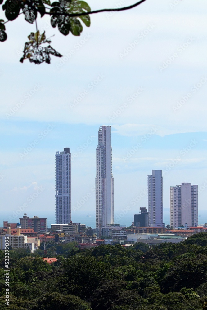 Fototapeta premium Skyline von Panama Stadt