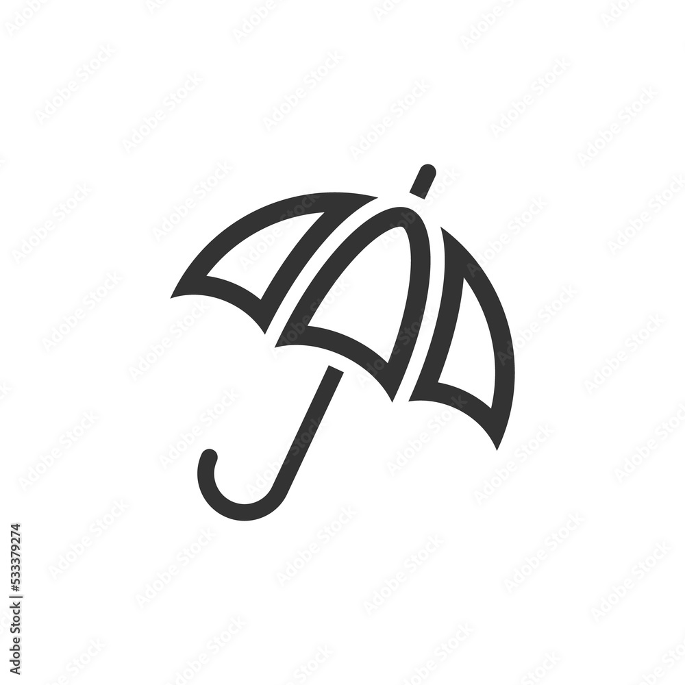 Umbrella icon. Parasol sign. Rainy protect, safety web symbol in png flat style. Umbrella icon. Parasol sign. Rainy protect, safety web symbol in png flat style.