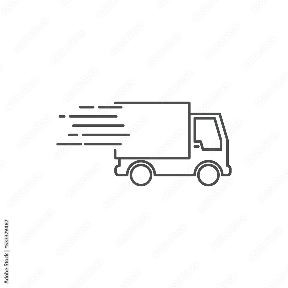 Delivery icon, vector illustration