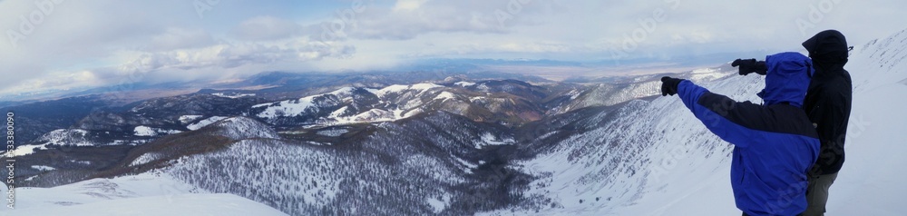 Obraz premium Winter Summit View
