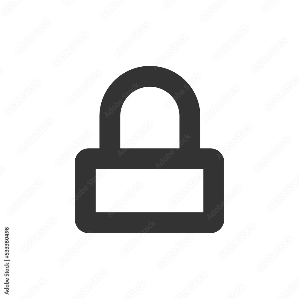 Padlock icon. Lock and unlock web sign. Password, privacy, safety symbol in png flat style. Padlock icon. Lock and unlock web sign. Password, privacy, safety symbol in png flat style.
