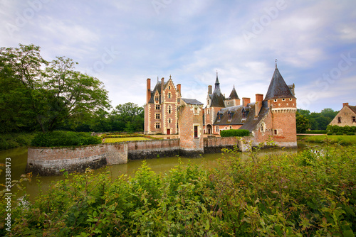 Chateau du Moulin in Lassay-sur-Croisne, Loire Valley, France