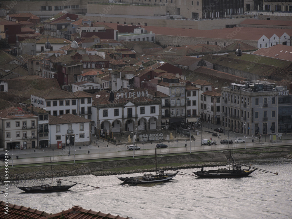 Fototapeta premium Architecture and streets of Porto, Portugal, colorful cities with various attractions.