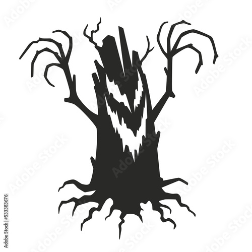 Vector Spooky Tree