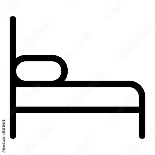 bed outline icon