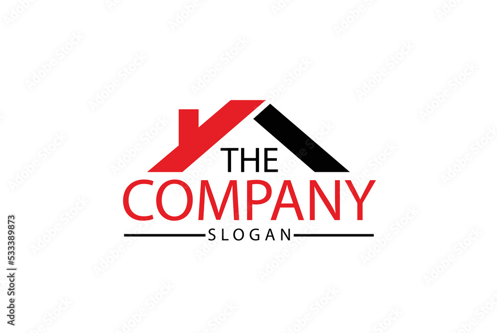 abstract house logo design, real estate logo with white background abstract house logo design, real estate logo with white background