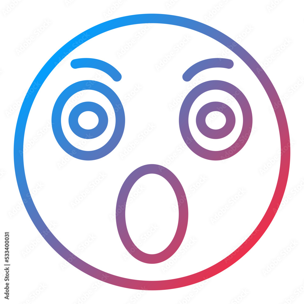 Surprised Icon Style Surprised Icon Style