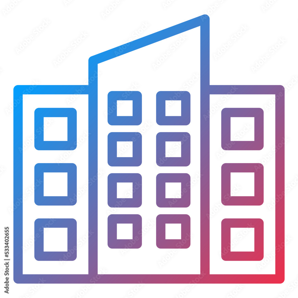 Office Building Icon Style Office Building Icon Style
