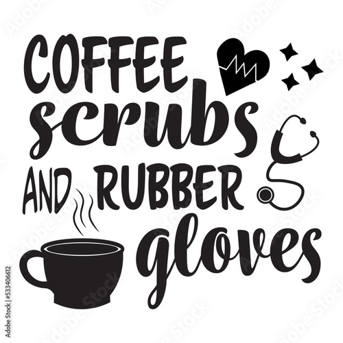 Nurse Coffee Scrubs Rubber Gloves svg png, nurse png, Nurse Sublimation Design PNG, leopard nurse png, 