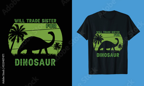 Paleontologist T-Shirt Design, Triceratops T-Shirt Design, Dinosaurs T-Shirt Design