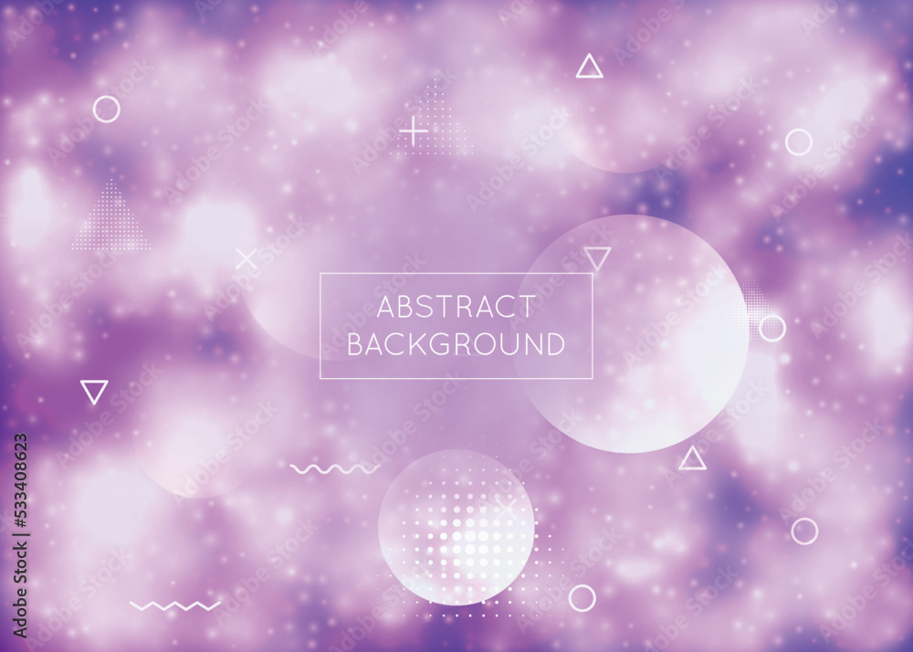 Fototapeta premium Neon Presentation. Retro Graphic. Purple Tech Pattern. Science Flyer. Hologram Texture. Trendy Dots. Light Ultraviolet Composition. Minimalist Design. Blue Neon Presentation