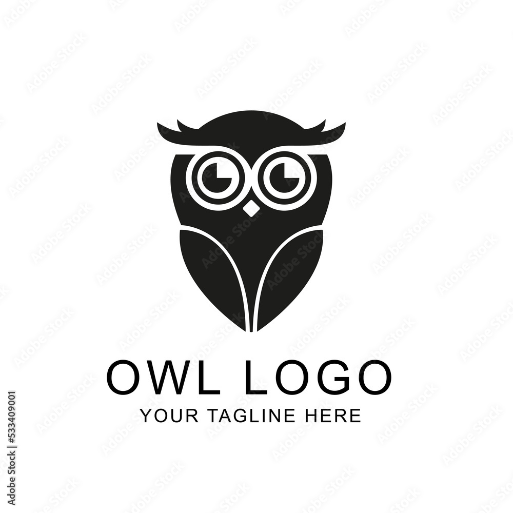 Owl on a white background. Vector illustration Owl on a white background. Vector illustration