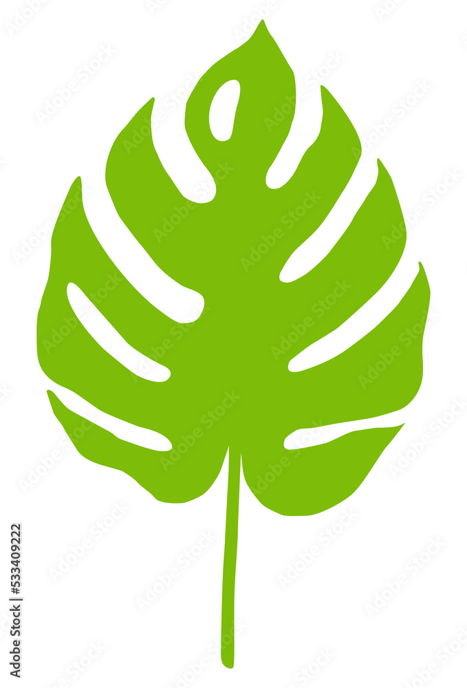 Tropical Leaf for Logo, Pictogram, Apps, Website or Graphic Design Element. Format PNG Tropical Leaf for Logo, Pictogram, Apps, Website or Graphic Design Element. Format PNG