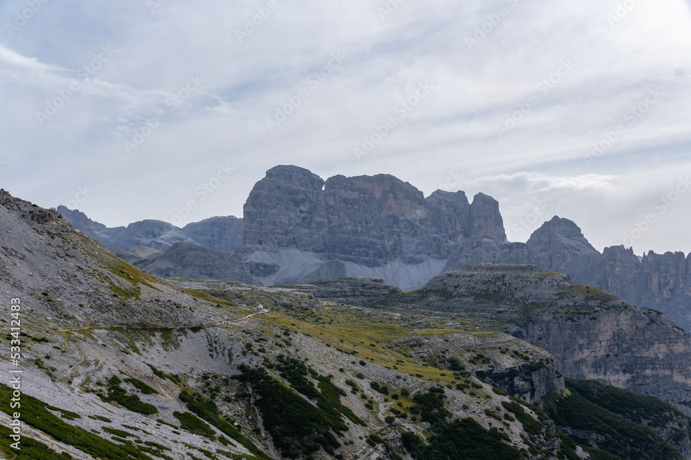Naklejka premium dolomites landscape