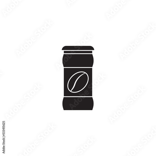 instant coffee vector for website symbol icon presentation