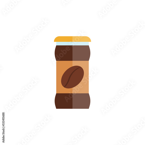 instant coffee vector for website symbol icon presentation