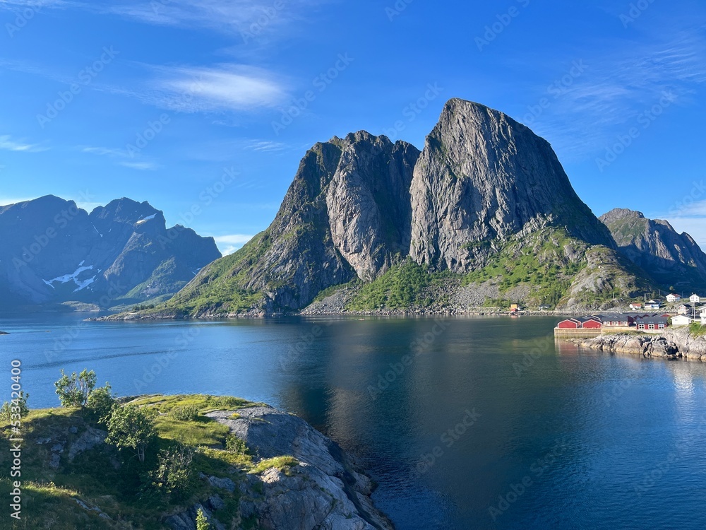 fjords in the ocean