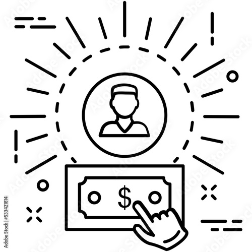 PPC Line Vector Icon 