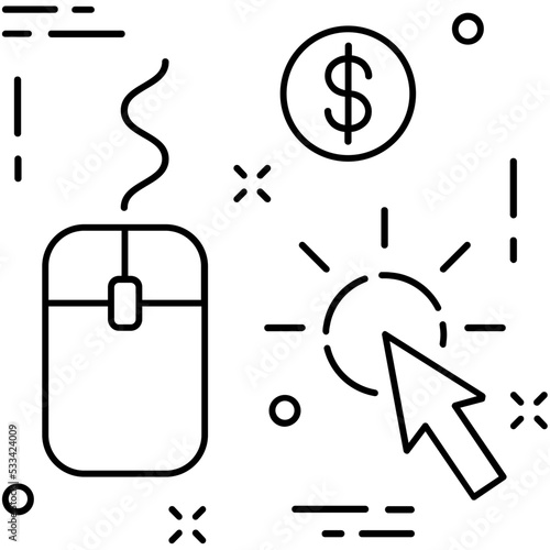 PPC Line Vector Icon