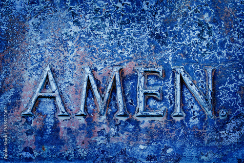 The Lord's Prayer Amen Benediction or Invocation to Heaven