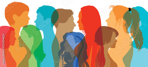 An online community of multiethnic women who talk and share ideas and information with each other.