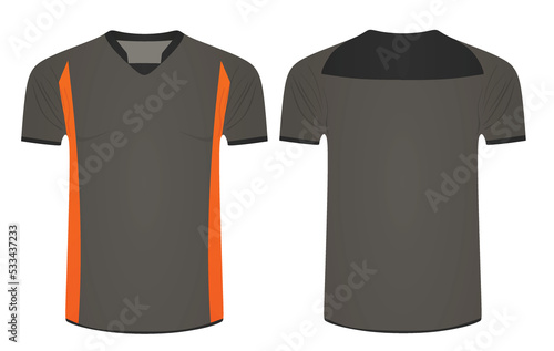Basketball  referee shirt. vector illustration 