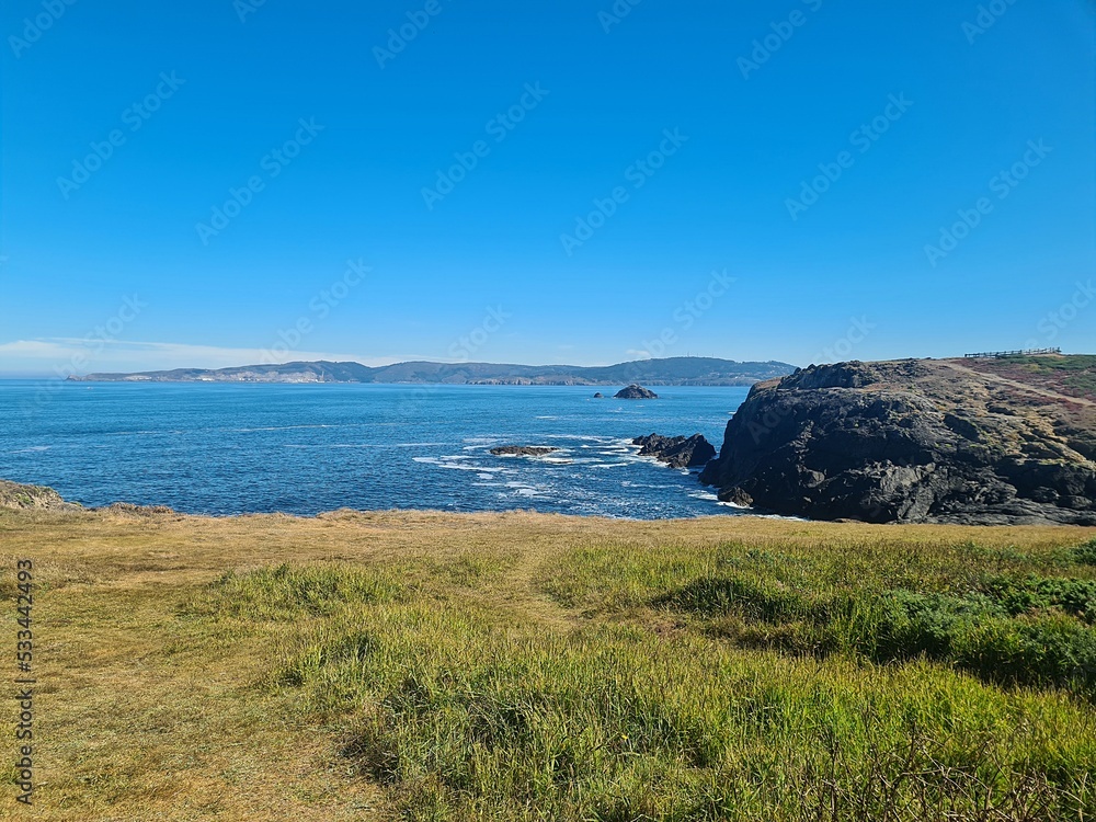 Coast of Dexo-Serantes, Oleiros, Coruña, Galicia.