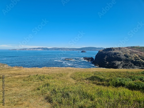 Coast of Dexo-Serantes, Oleiros, Coruña, Galicia. photo