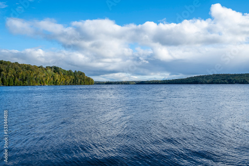 Beautiful Hay Lake in the Fall  Algonquin Park  Ontario  Canada