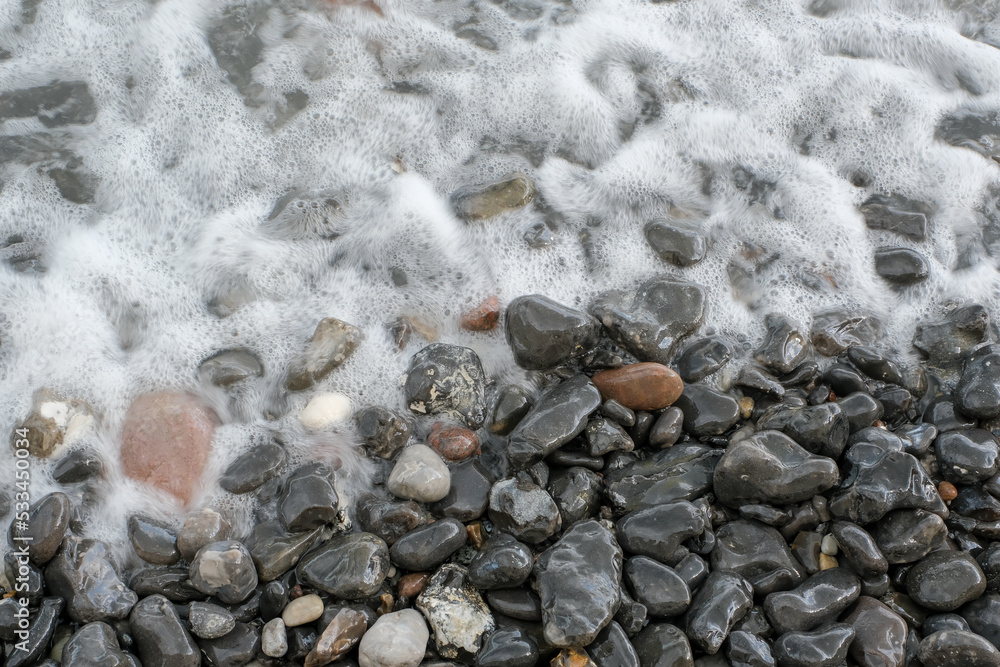 Geological attraction Moens Klint, Denmark, Europe