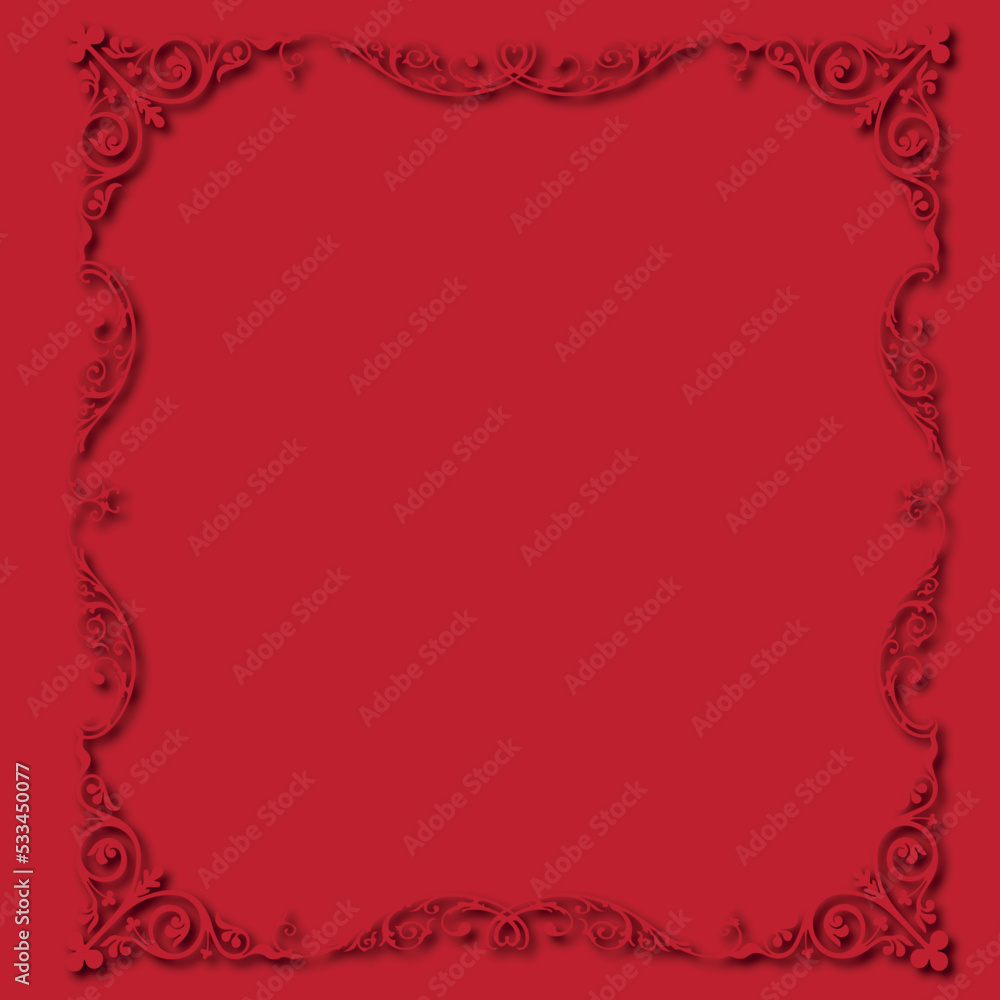 Frame, in the style of an ornament, Vector illustration eps 10, Art.