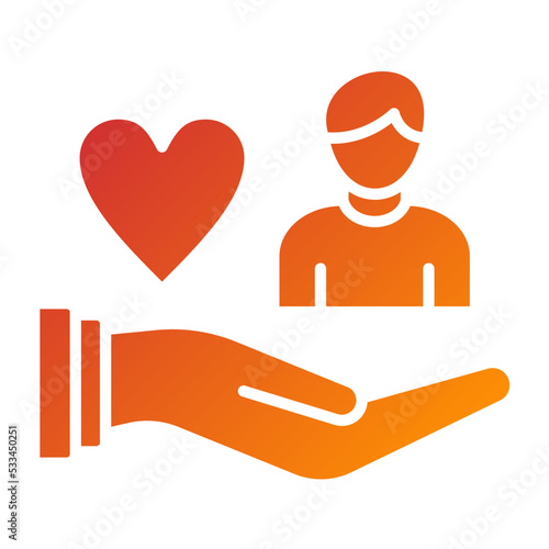 Help Children Icon Style