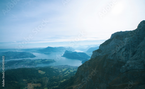 Lucerne s very own mountain  Pilatus  is one of the most legendary places in Central Switzerland. And one of the most beautiful. On a clear day the mountain offers a panoramic view of 73 Alpine peaks.