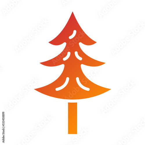 Pine Tree Icon Style