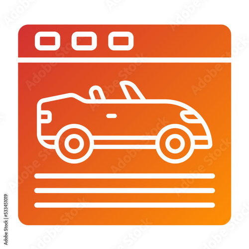 Racing Game Icon Style