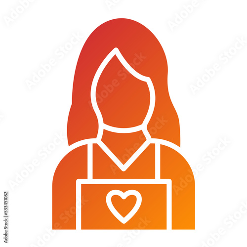 Child Caretaker Icon Style