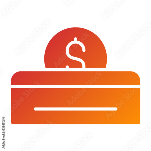 Donation Based Crowdfunding Icon Style