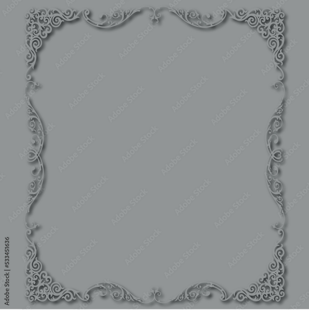 Frame, in the style of an ornament, Vector illustration eps 10, Art. Frame, in the style of an ornament, Vector illustration eps 10, Art.