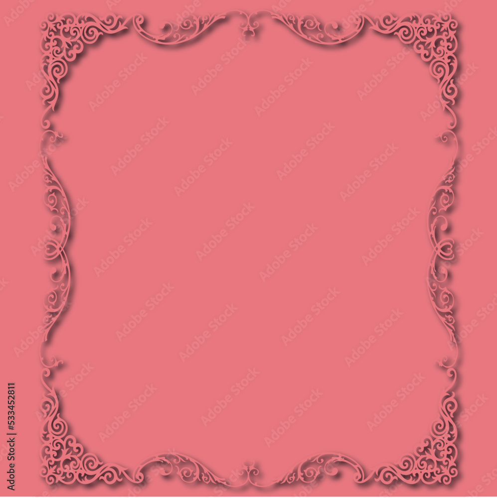 Frame, in the style of an ornament, Vector illustration eps 10, Art. Frame, in the style of an ornament, Vector illustration eps 10, Art.